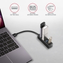 Axagon HUE-M1A interfeisa centrmezgls USB 3.2 Gen 1 (3.1 Gen 1) Type-A 5000 Mbit/s Melns Axagon HUE-M1A interfeisa centrmezgls USB 3.2 Gen 1 (3.1 Gen 1) Type-A 5000 Mbit/s Melns