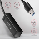 Axagon HUE-M1A keskitin USB 3.2 Gen 1 (3.1 Gen 1) Type-A 5000 Mbit/s Musta Axagon HUE-M1A keskitin USB 3.2 Gen 1 (3.1 Gen 1) Type-A 5000 Mbit/s Musta