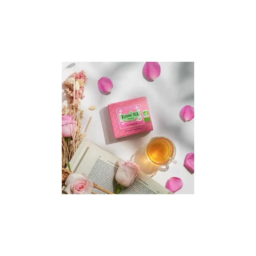 Brown House Tea Kusmi Tea - Zaļā roze BIO 20 tējas maisiņu – 2