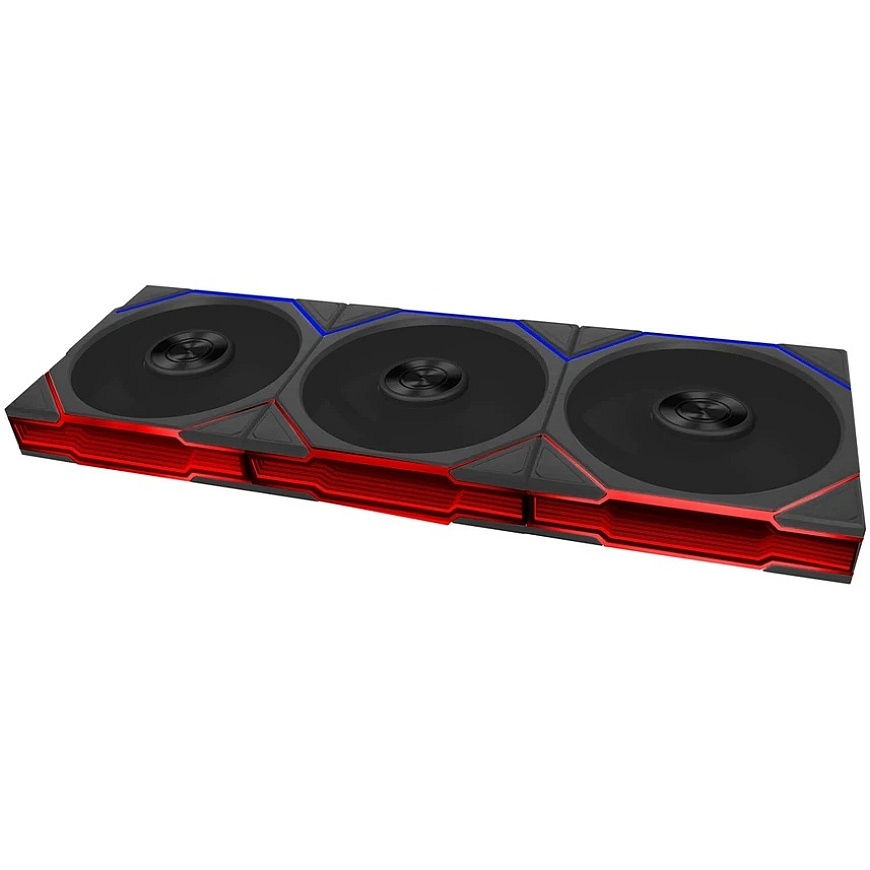 Lian Li Uni Fan TL LCD FLEX 120 mm korpusa ventilators melns 3 gab.