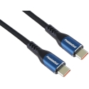 "PremiumCord" USB cable "PremiumCord" USB-C cable (USB 3.2 GEN 2x2, 5A, 100W, 20Gbit/s) 1 m, cotton braided "PremiumCord" USB cable "PremiumCord" USB-C cable (USB 3.2 GEN 2x2, 5A, 100W, 20Gbit/s) 1 m, cotton braided