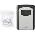 Nedis KEYCC01GY Safe Wall Safe Aluminum Black, Silver Nedis KEYCC01GY Safe Wall Safe Aluminum Black, Silver