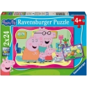 Ravensburger Puzzle 2x24 gab. - Peppa Piga Ravensburger Puzzle 2x24 gab. - Peppa Piga
