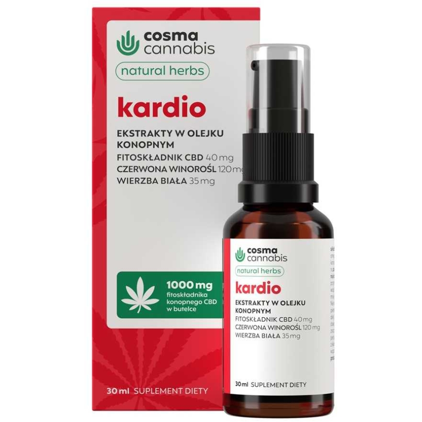 Cosma Cannabis Kardio maisto papildas 30 ml