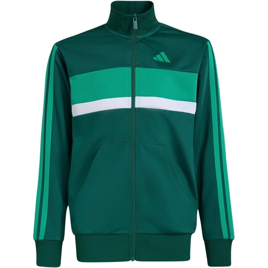 adidas Seasonal Essentials Tiberio 3-Stripes Green for Kids KT1665 (140cm) – 3