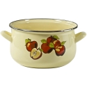 Obuolių emalio puodas 18 cm DOMOTTI Obuolių emalio puodas 18 cm DOMOTTI