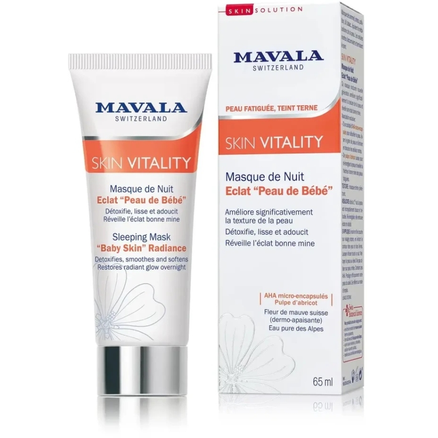 Mavala Vitality Smoothing & Softening Night Sleeping Mask, 65 ml – 2