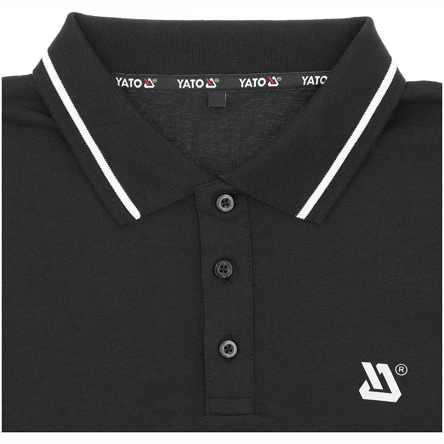 Yato PEHMEAD POLO SÕLGAD, MUST, SUURUS L – 5