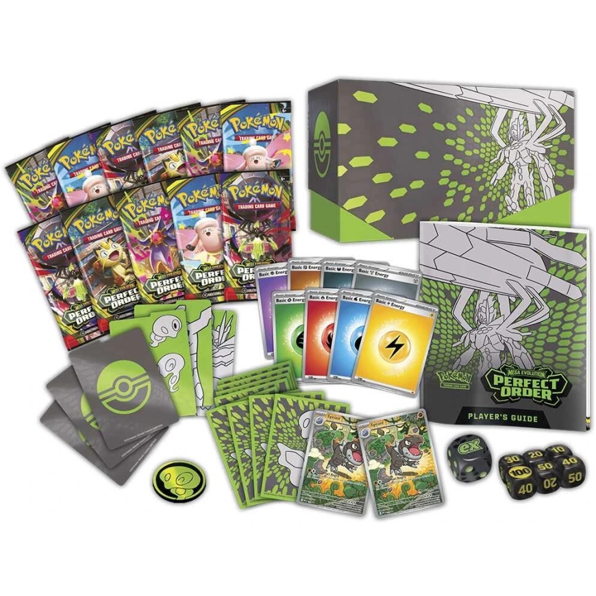 The Pokemon Pokemon TCG: Mega Evolution - Perfect Order Elite Trainer Box – 5
