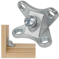 OEM Furniture Corner Joint 20x18mm with Cap - White - Furniture Holder - Corner Support