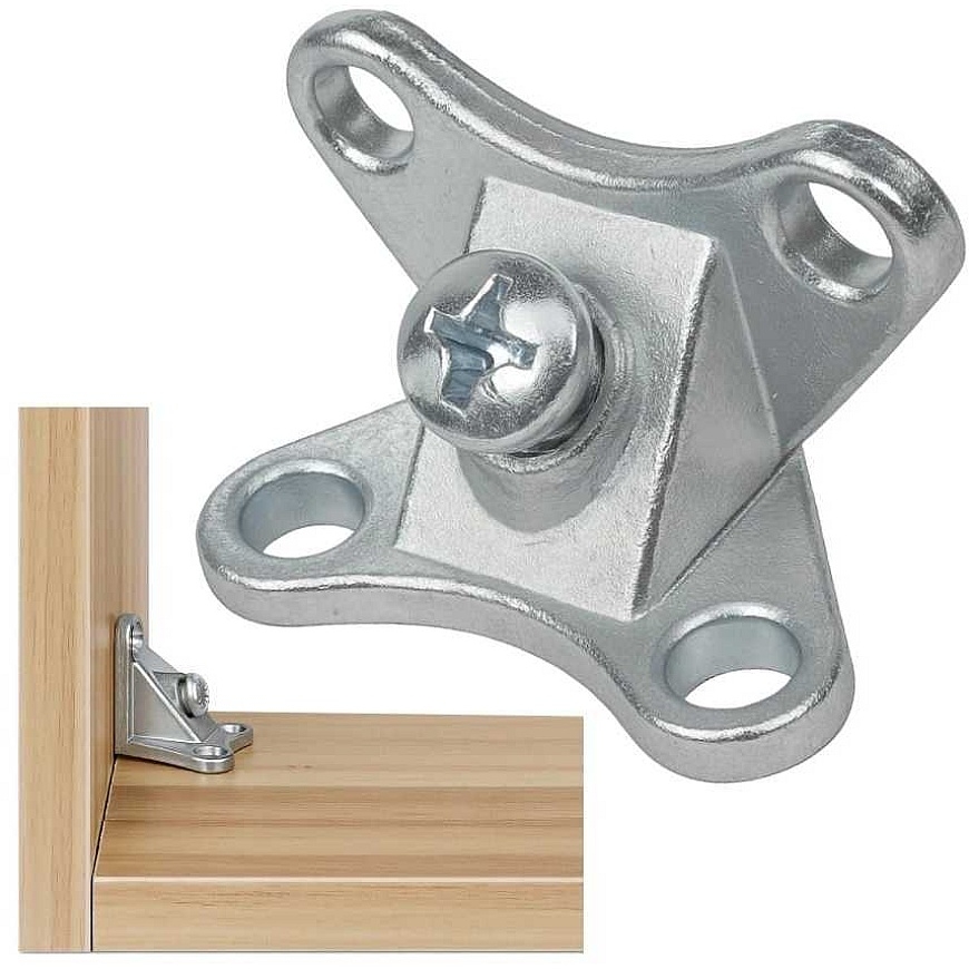 OEM Furniture Corner Joint 20x18mm with Cap - White - Furniture Holder - Corner Support