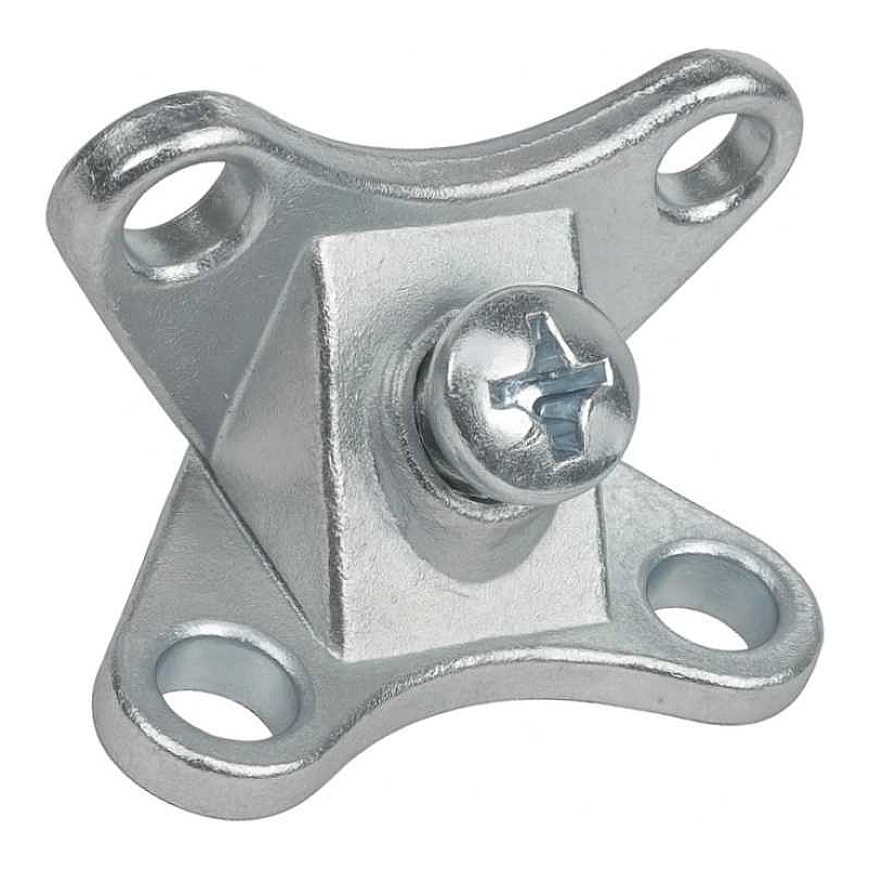 OEM Mööbli Nurgaliit 20x18mm kattega - valge - Mööblihoidja - Nurgatoe – 2