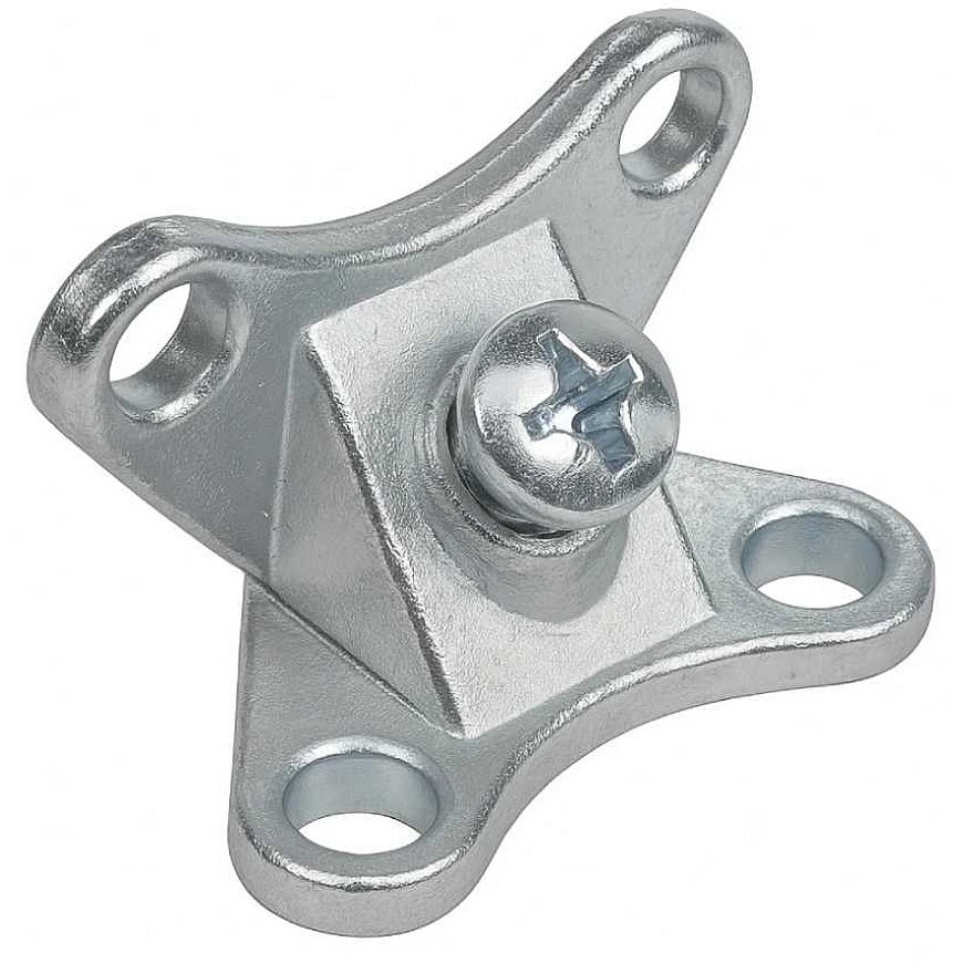 OEM Kaluste Kulmaliitos 20x18mm kannella - valkoinen - Kalustetuki - Kulmatuki – 3