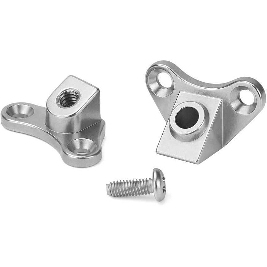 OEM Kaluste Kulmaliitos 20x18mm kannella - valkoinen - Kalustetuki - Kulmatuki – 5