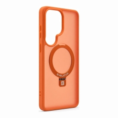 Чехол Samsung Galaxy S26 Ultra Shield с MagSafe и подставкой, матовый, оранжевый