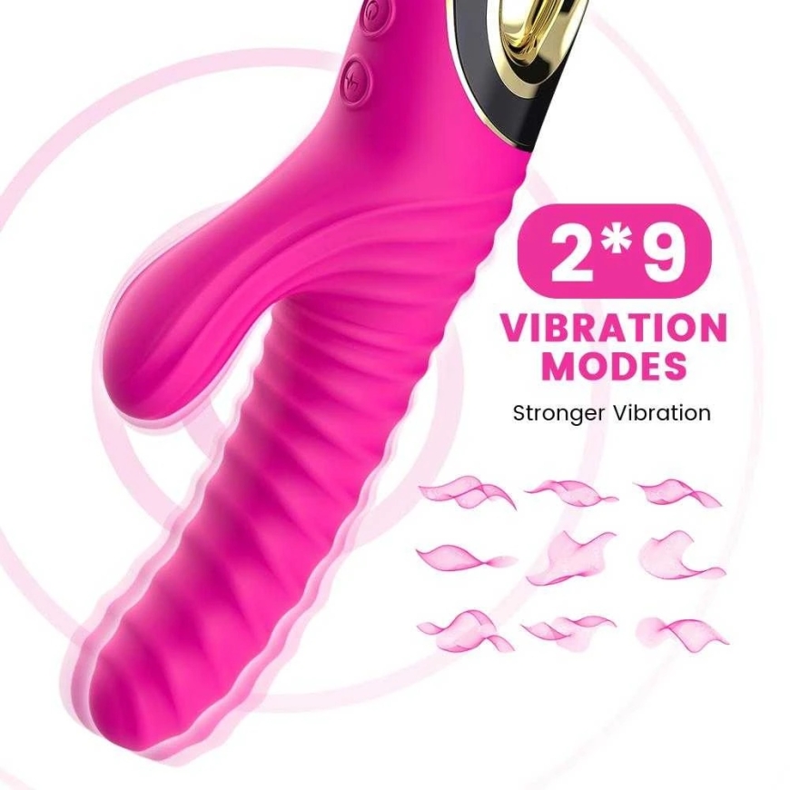 B Series Joy B Series Joy Bunny Vibrator Multifunctional 22cm 2x9 Modes