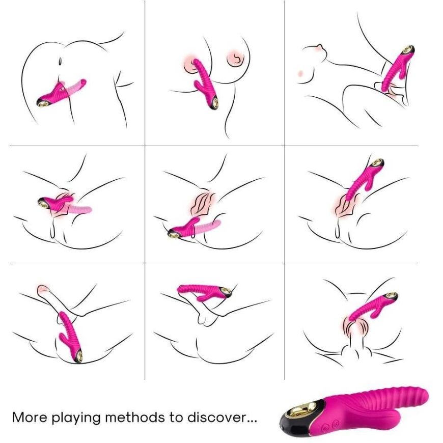 B Series Joy B Series Joy Bunny Vibrator Multifunctional 22cm 2x9 Modes – 5