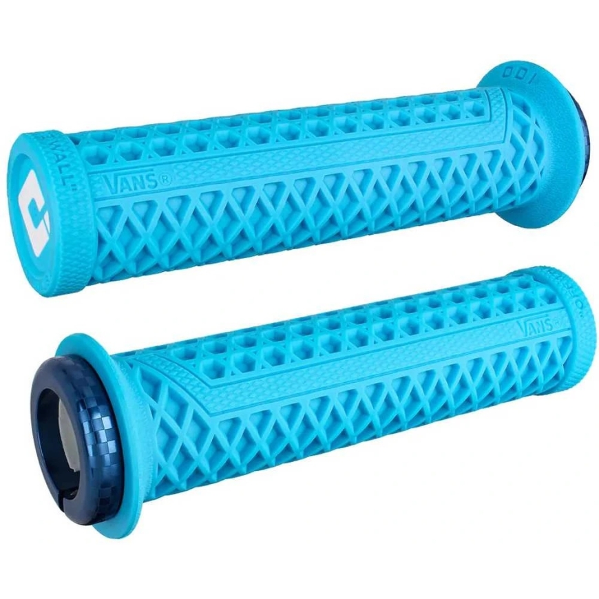 Ручки для руля ODI Vans v2.1 Lock-On MTB 135mm Белый/Светло-Синий-Синий