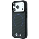 BMW M Kevlar Mėlyna Print Ring Metal Logo MagSafe dėklas iPhone 18 Pro / 17 Pro - Juodas BMW M Kevlar Mėlyna Print Ring Metal Logo MagSafe dėklas iPhone 18 Pro / 17 Pro - Juodas