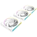 Zalman ZM-DF120R 120 mm apverčiamas Daisy Chain korpuso ventiliatorius, baltas Zalman ZM-DF120R 120 mm apverčiamas Daisy Chain korpuso ventiliatorius, baltas