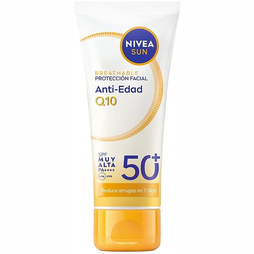 Nivea Sun Q10 Kasvonsuoja Spf50, 40 ml