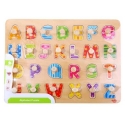 Пазл с буквенными штифтами "Taky Toy Puzzle Montessori" от Tooky Toys