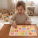 Tooky Toys „Taky Toy Puzzle Montessori“ puzle ar alfabēta spraudņiem