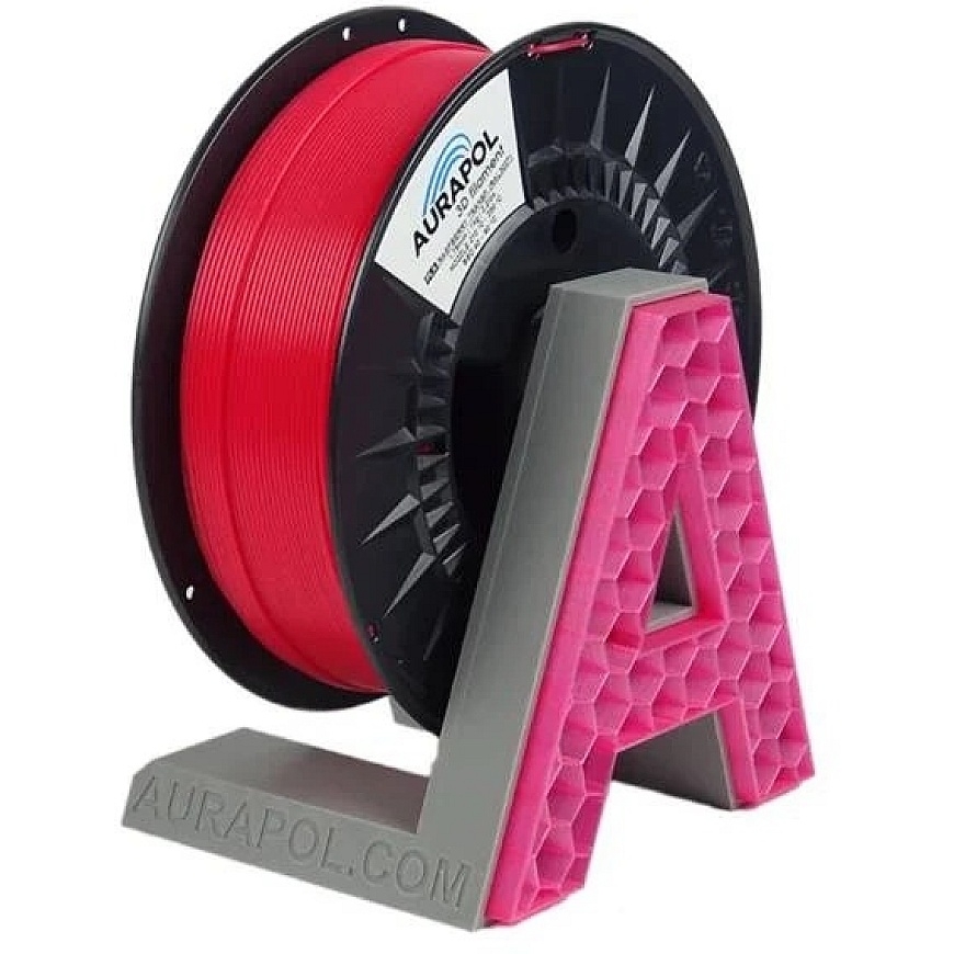 Smartprint AURAPOL PLA poolläbipaistva niidi 1.75 mm 1kg – Vaarika värv