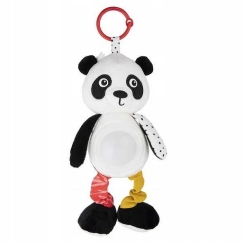 CANPOL BABIES pakabinamas pliušinis žaislas panda, muzikinė dėžutė ir lempa BabiesBoo, 68/101