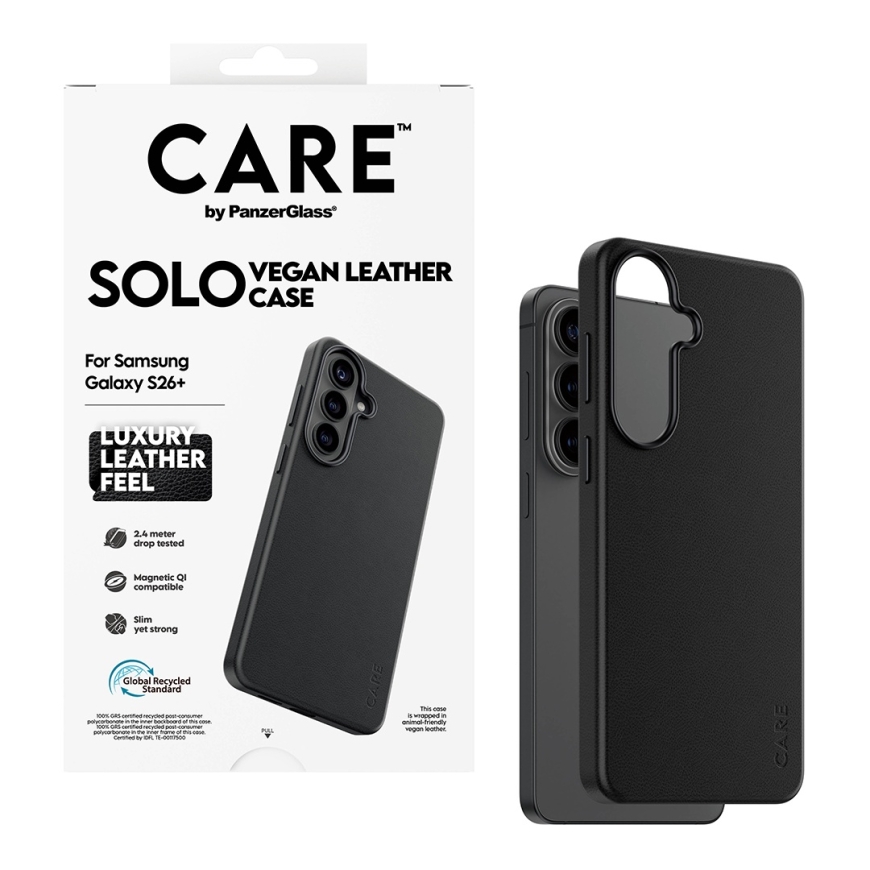 PanzerGlass CARE™ by ® Solo Case Black w. Qi Samsung Galaxy S26+ mobiiltelefoni ümbris Kate Must – 5