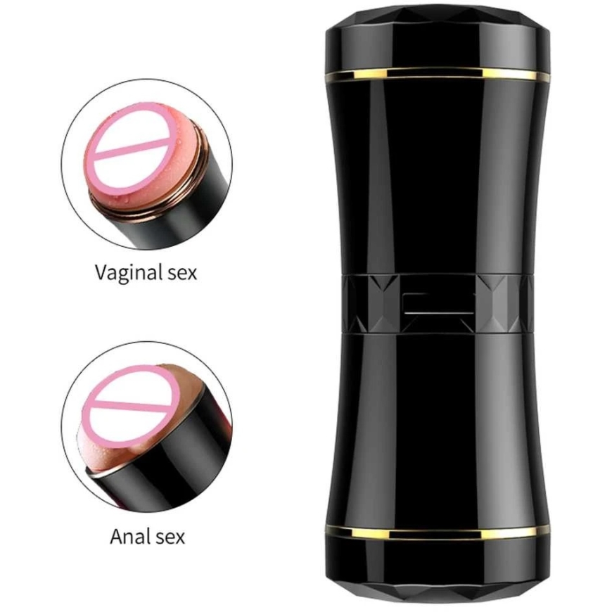 BoT B Series Kaksoismasturbaattori, jossa on useita ulkonemia ja "Masturbation Cup" – 4