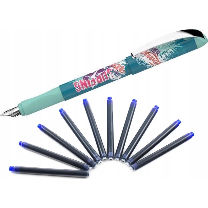 Schneder Plunksnakotis SCHNEIDER Inx Sportive, plastic blue body, in blister – 2