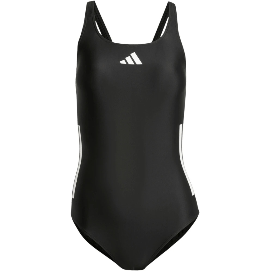 Sieviešu peldkostīms adidas 3 Stripes melnā krāsā JN8118 (38) – 2