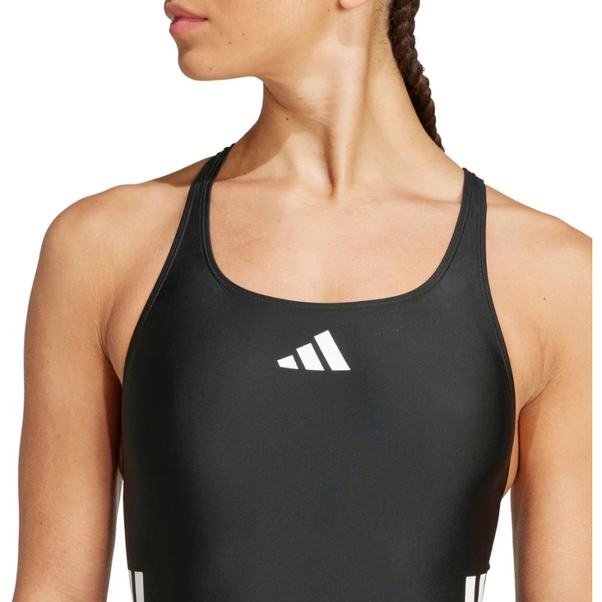 Maudymosi kostiumėlis moterims adidas 3 Stripes juoda JN8118 (38) – 5