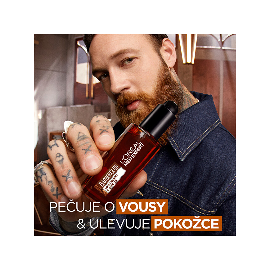 L'Oreal Beer and Face Oil "Barber Club" (Long Beard and Skin Oil), 30 ml – 2