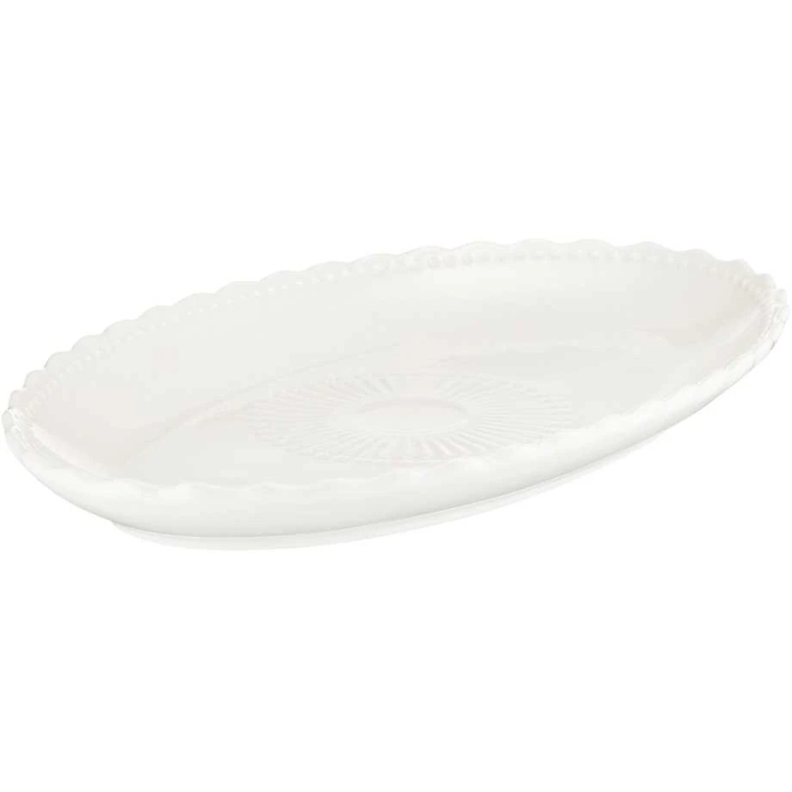 Soikioalusta 26 cm kiharoille valkoinen AMBITION