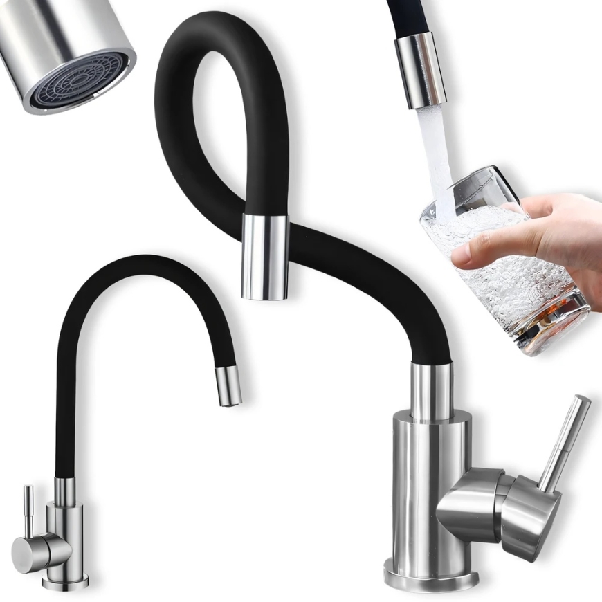 RTO Kitchen Flexible Faucet, Kitchen Mixer, Swivel, Rotating, Sink - OR1047 – 2