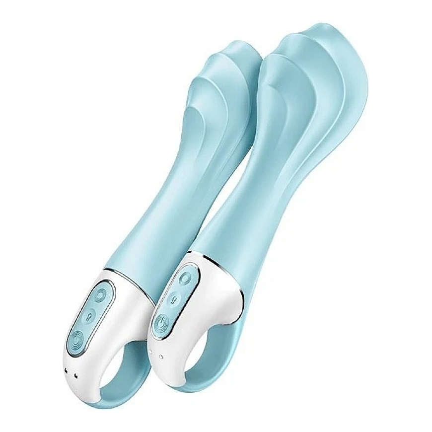 Satisfyer Air Pump Vibrator 5+ light blue pumping vibrator