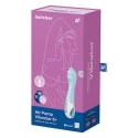 Satisfyer Air Pump Vibrator 5+ gaiši zils sūkņu vibrators Satisfyer Air Pump Vibrator 5+ gaiši zils sūkņu vibrators