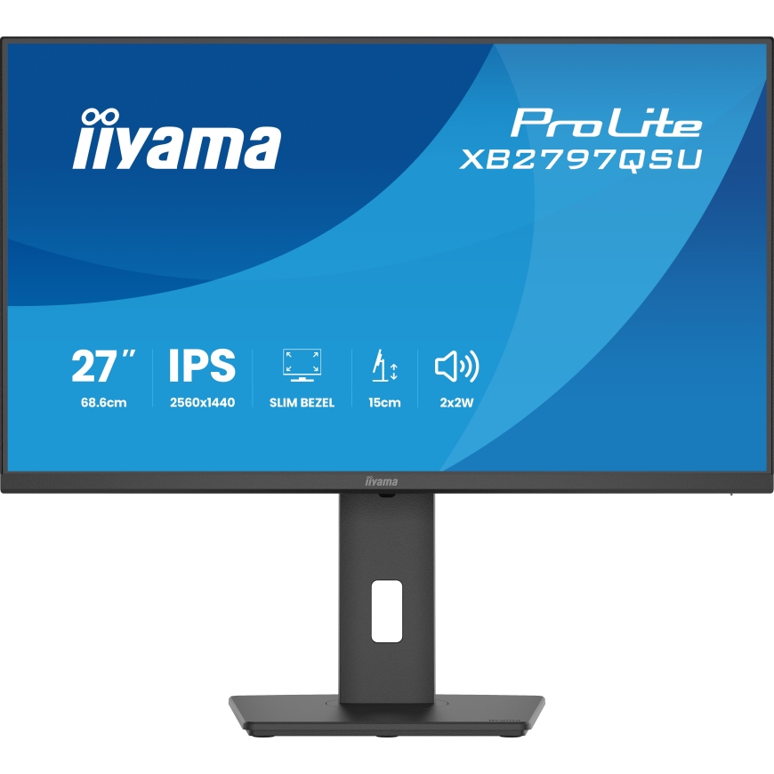 iiyama ProLite XB2797QSU-B1 monitori 68,6 cm (27") 2560 x 1440 pikseļi Quad HD LED Melns – 3