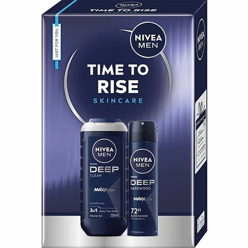 Nivea Men Time to Rise Set - Dāvanu komplekts