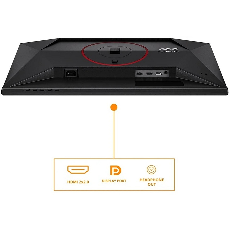 AOC G4 25G4ZR tietokoneen näyttö 62.2 cm (24.5") 1920 x 1080 pikseliä LCD Musta, Punainen – 4