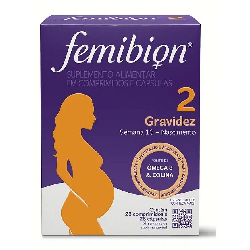 Femibion 2 28 tabletės ir 28 kapsulės