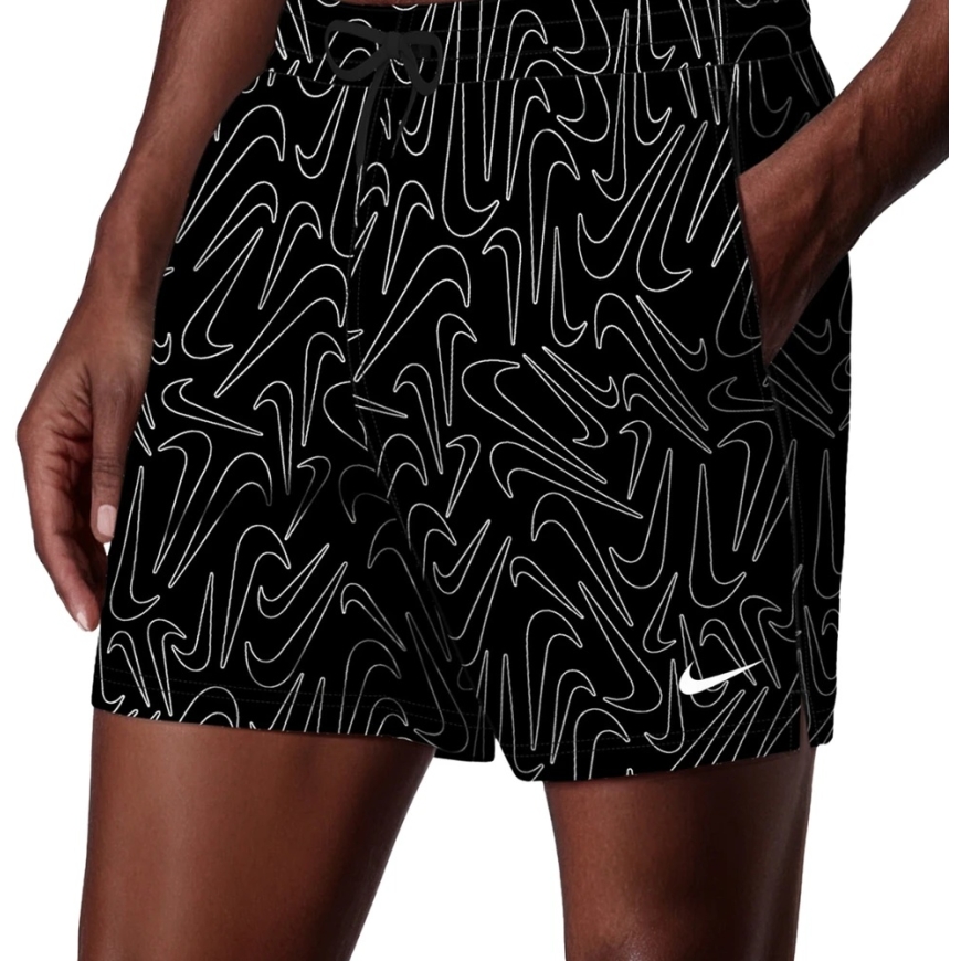 Nike Breaker Tossed Swoos 5" Volley-uimashortsit mustat NESSG572 001 (2XL) – 3