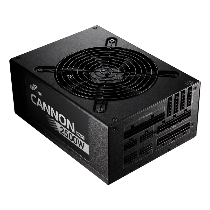 FSP CANNON PRO(ATX3.1) 2500W toiteallika komponent 20+4 pin ATX ATX Must
