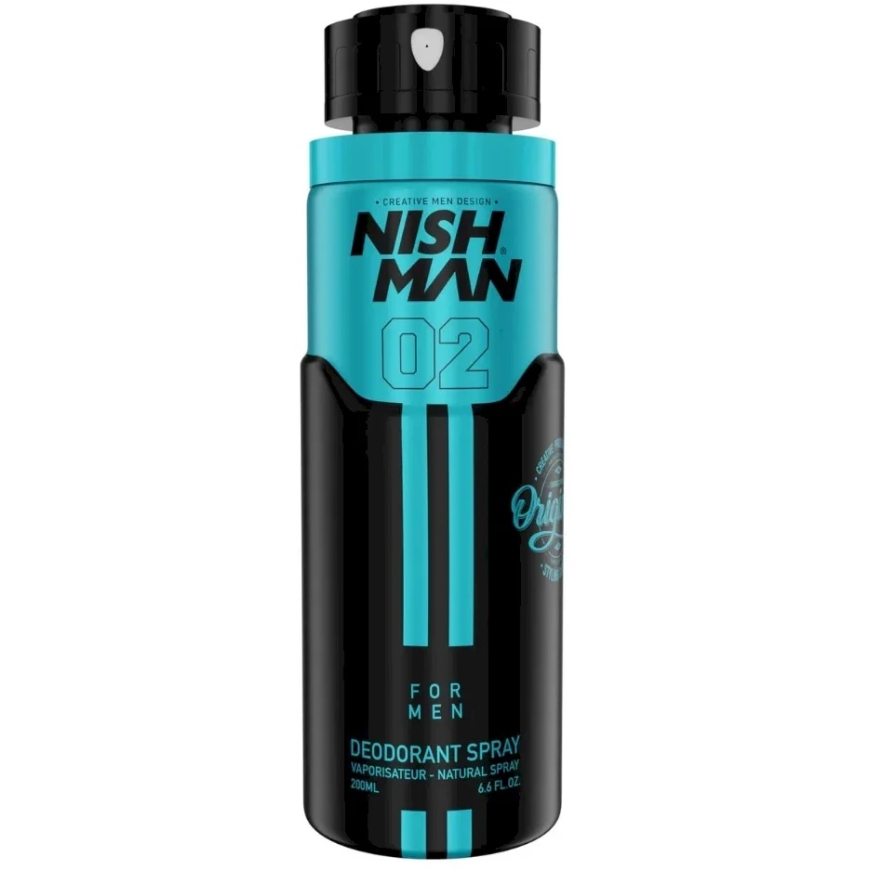 Nishman 02 Дезодорант-спрей для мужчин, 200 мл