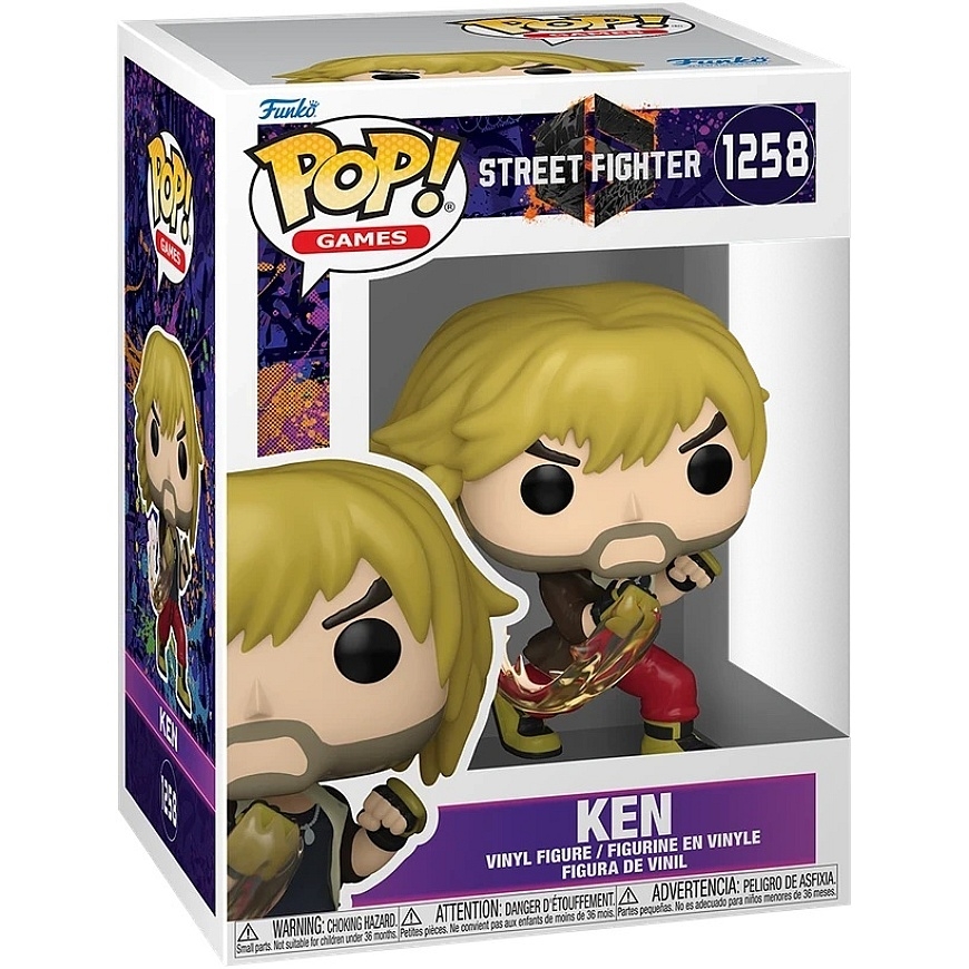 FUNKO POP! Vinilinė figūrėlė: Street Fighter - Ken, ~9 cm