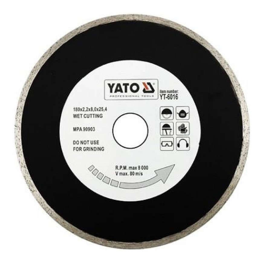 YATO KAIKKI TIMANTTILEVY 200 x 25,4 mm 6017