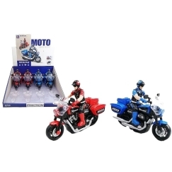 Hipo Motociklinieks 16 cm 2 riteņi Gaisma/Skaņa HX261 57522