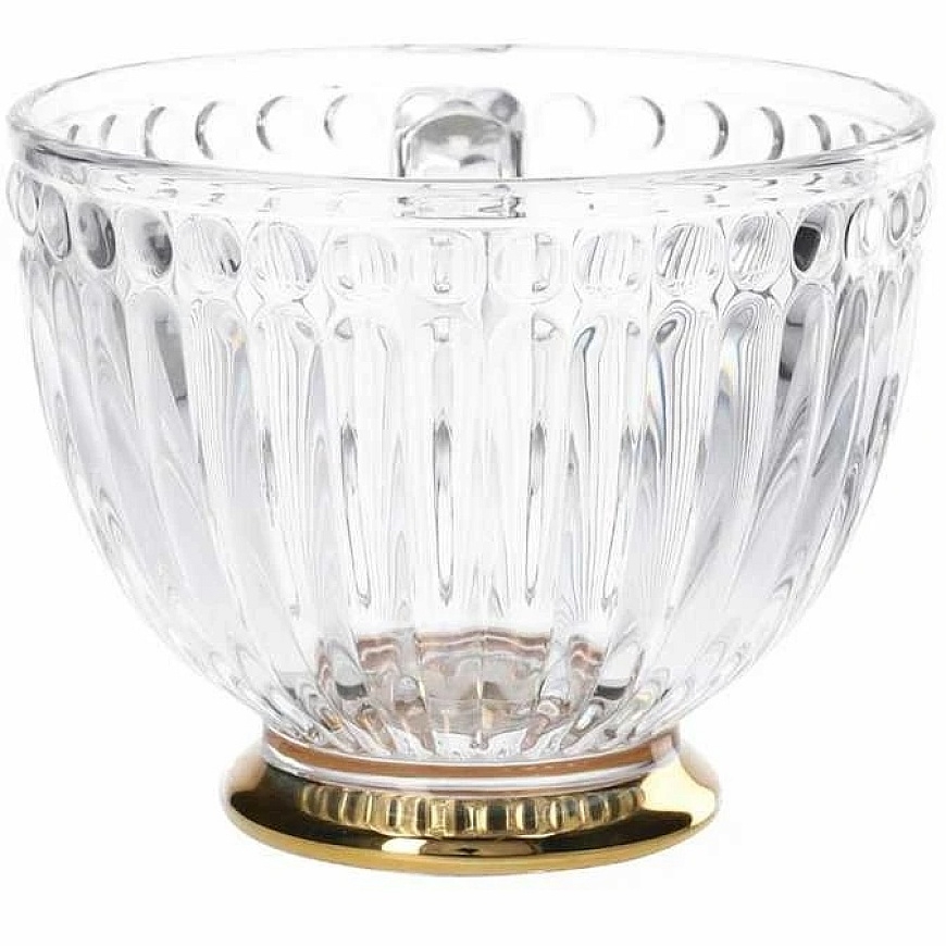 Homla BARREL Lasikuppi raitilla ja kultapohjalla, 360 ml – 3